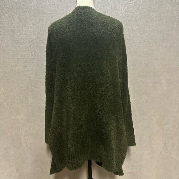 Bella Ella | Fluffy Green Cardigan | Green | L - Picture 3 of 4
